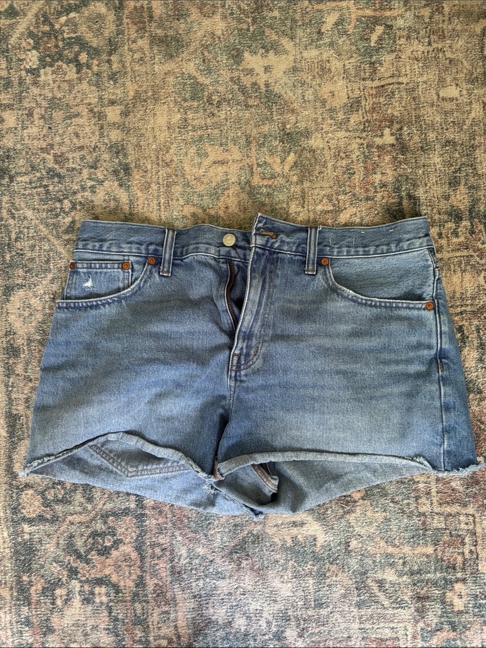 Madewell Classic Blue Denim Jean Shorts